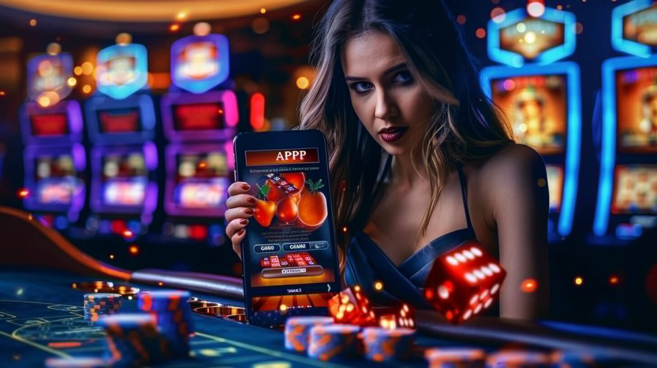 Tampilan meja blackjack langsung di studio
